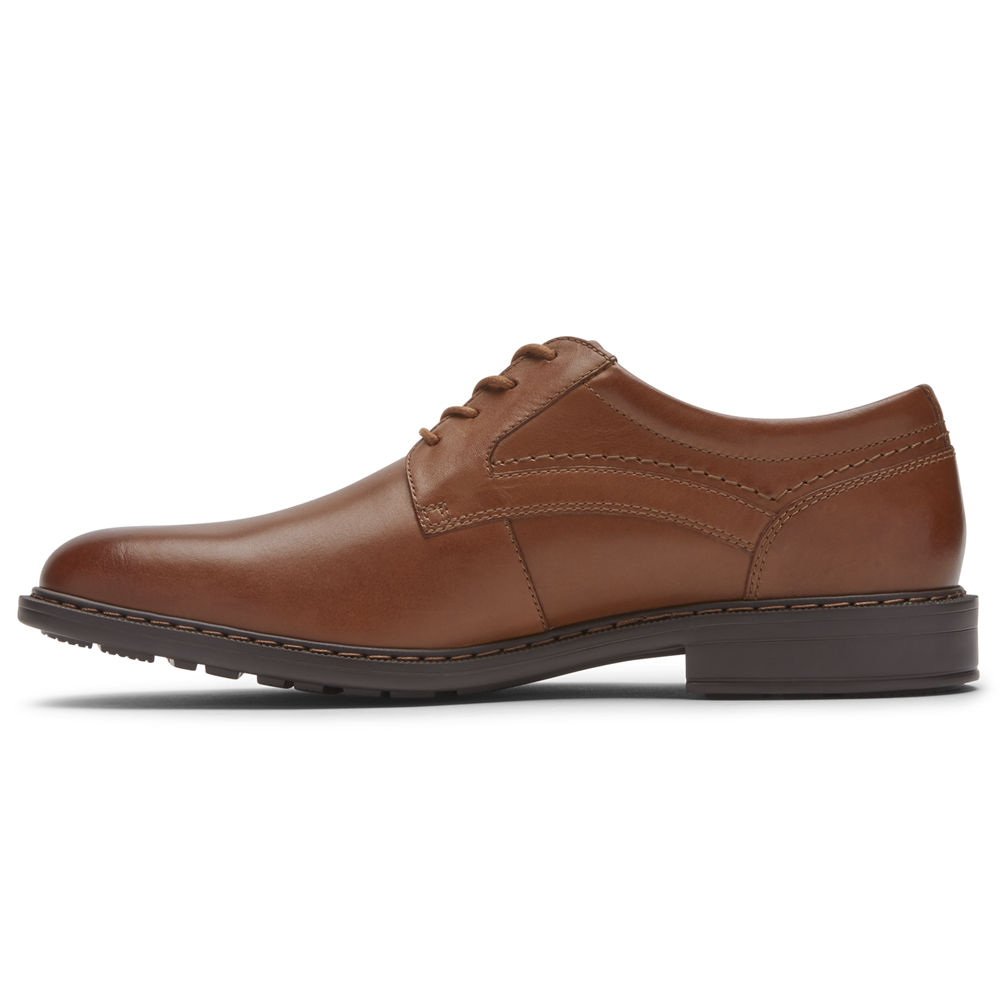 Rockport Mens Oxfords Brown - Parsons Plain Toe - UK 572-NEBDJY